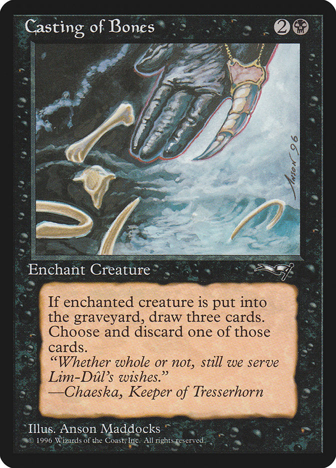 Casting of Bones (Claw Art) [Alliances] | Deep Dive Games St. Marys