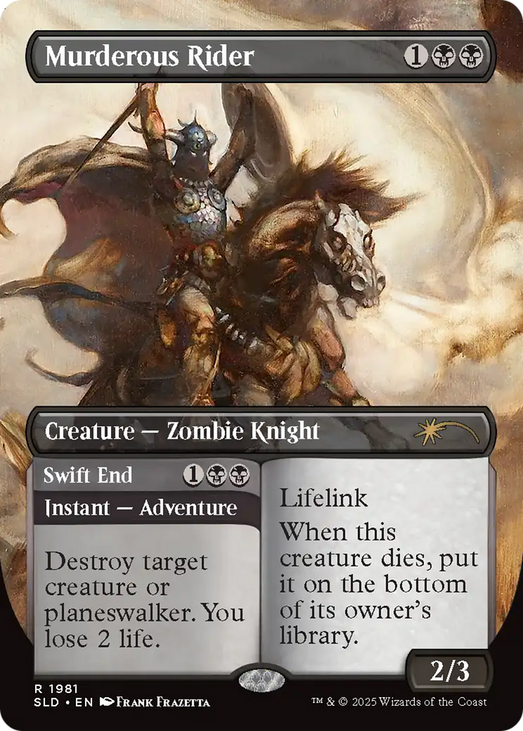 Murderous Rider (1981) (Rainbow Foil) [Secret Lair Drop Series] | Deep Dive Games St. Marys