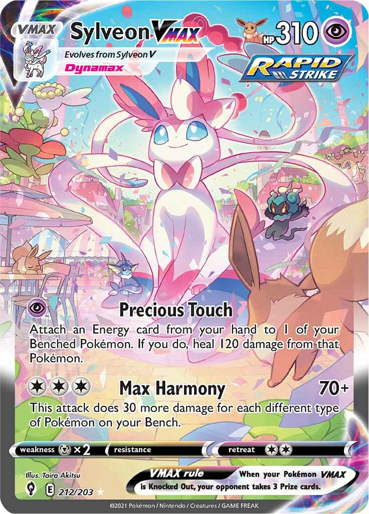 Sylveon VMAX (212/203) [Sword & Shield: Evolving Skies] | Deep Dive Games St. Marys