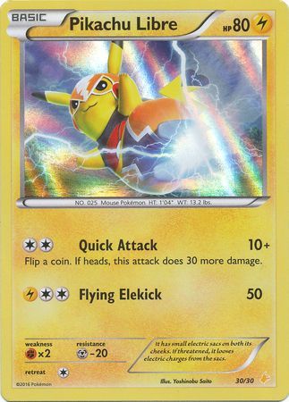 Pikachu Libre (30/30) [XY: Trainer Kit 3 - Pikachu Libre] | Deep Dive Games St. Marys