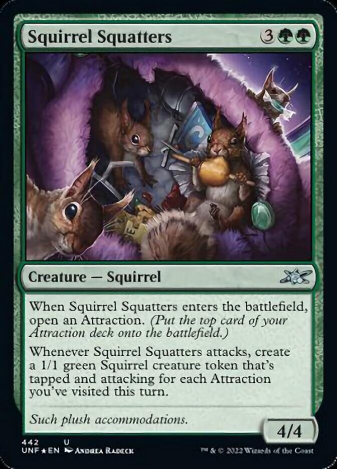 Squirrel Squatters (Galaxy Foil) [Unfinity] | Deep Dive Games St. Marys