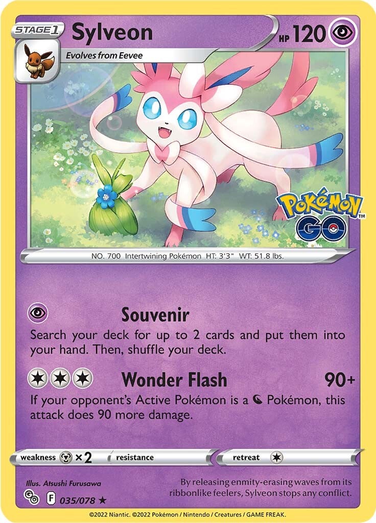 Sylveon (035/078) [Pokémon GO] | Deep Dive Games St. Marys