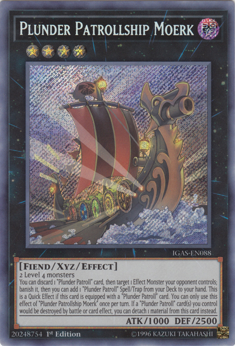 Plunder Patrollship Moerk [IGAS-EN088] Secret Rare | Deep Dive Games St. Marys