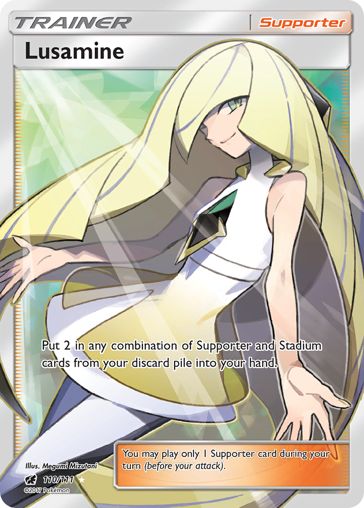 Lusamine (110/111) [Sun & Moon: Crimson Invasion] | Deep Dive Games St. Marys