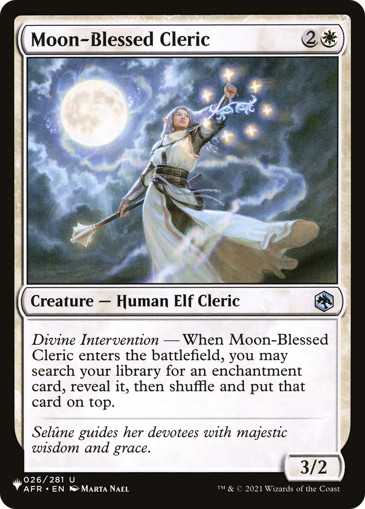 Moon-Blessed Cleric [The List] | Deep Dive Games St. Marys