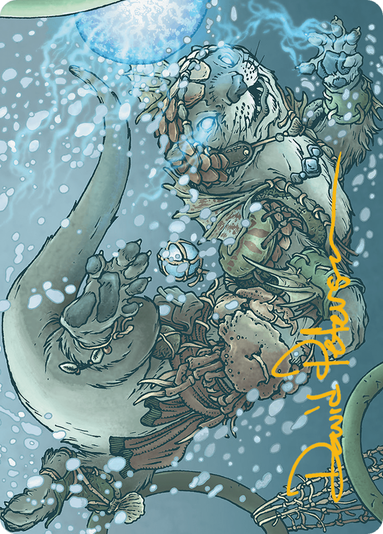 Kitsa, Otterball Elite Art Card (Gold-Stamped Signature) [Bloomburrow Art Series] | Deep Dive Games St. Marys