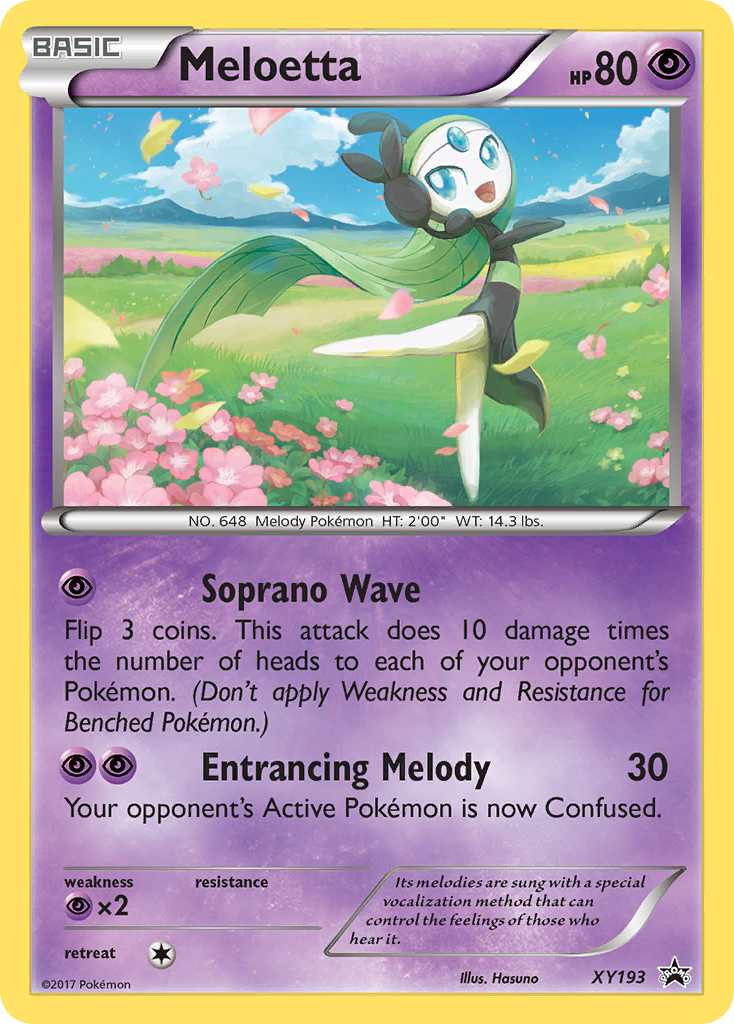 Meloetta (XY193) [XY: Black Star Promos] | Deep Dive Games St. Marys