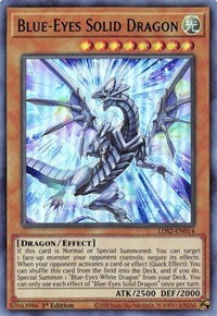 Blue-Eyes Solid Dragon (Green) [LDS2-EN014] Ultra Rare | Deep Dive Games St. Marys