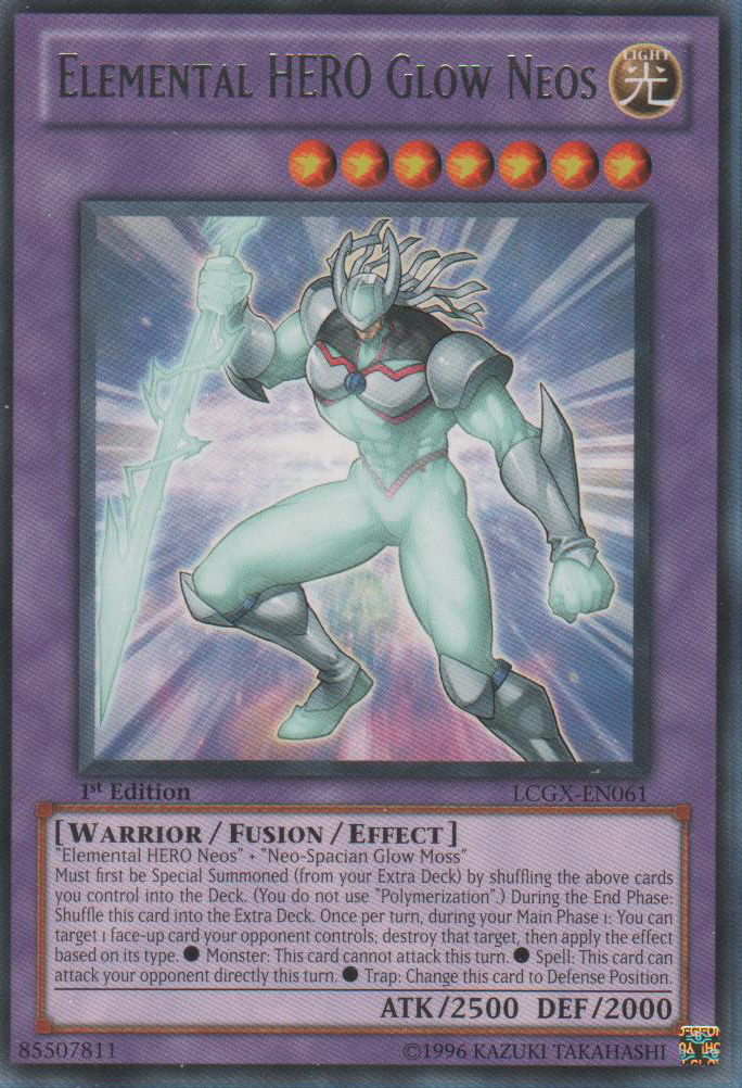 Elemental HERO Glow Neos [LCGX-EN061] Rare | Deep Dive Games St. Marys