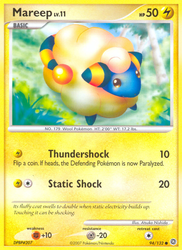 Mareep (94/132) [Diamond & Pearl: Secret Wonders] | Deep Dive Games St. Marys