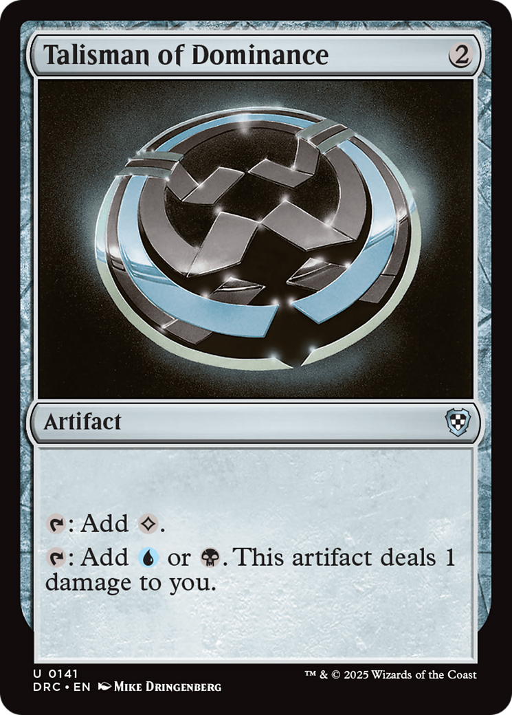 Talisman of Dominance [Aetherdrift Commander] | Deep Dive Games St. Marys