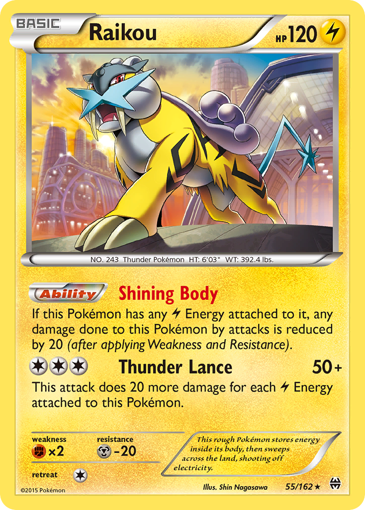 Raikou (55/162) [XY: BREAKthrough] | Deep Dive Games St. Marys