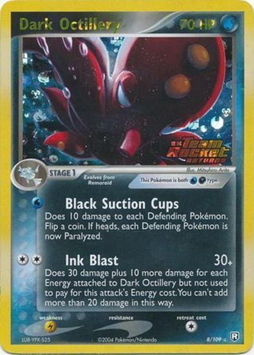 Dark Octillery (8/109) (Stamped) [EX: Team Rocket Returns] | Deep Dive Games St. Marys