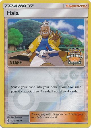 Hala (126/145) (Regional Championship Promo Staff) [Sun & Moon: Guardians Rising] | Deep Dive Games St. Marys