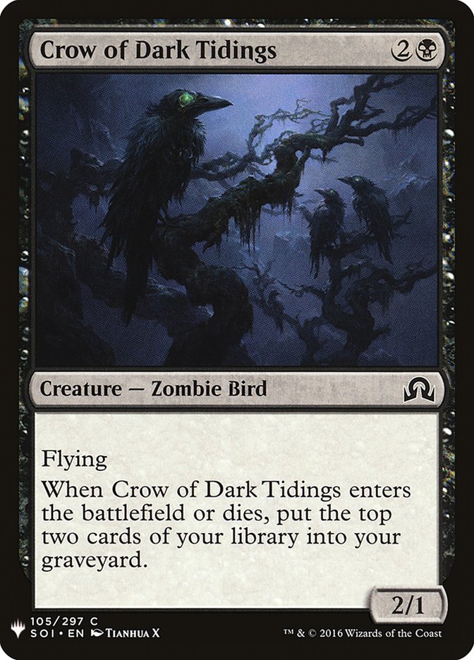 Crow of Dark Tidings [Mystery Booster] | Deep Dive Games St. Marys