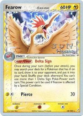 Fearow (18/100) (Delta Species) (Flyvees - Jun Hasebe) [World Championships 2007] | Deep Dive Games St. Marys