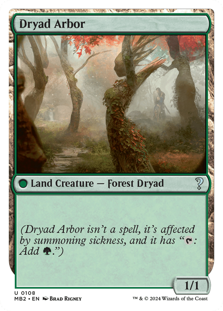 Dryad Arbor (White Border) [Mystery Booster 2] | Deep Dive Games St. Marys