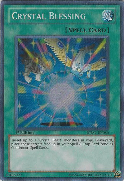 Crystal Blessing [RYMP-EN050] Secret Rare | Deep Dive Games St. Marys