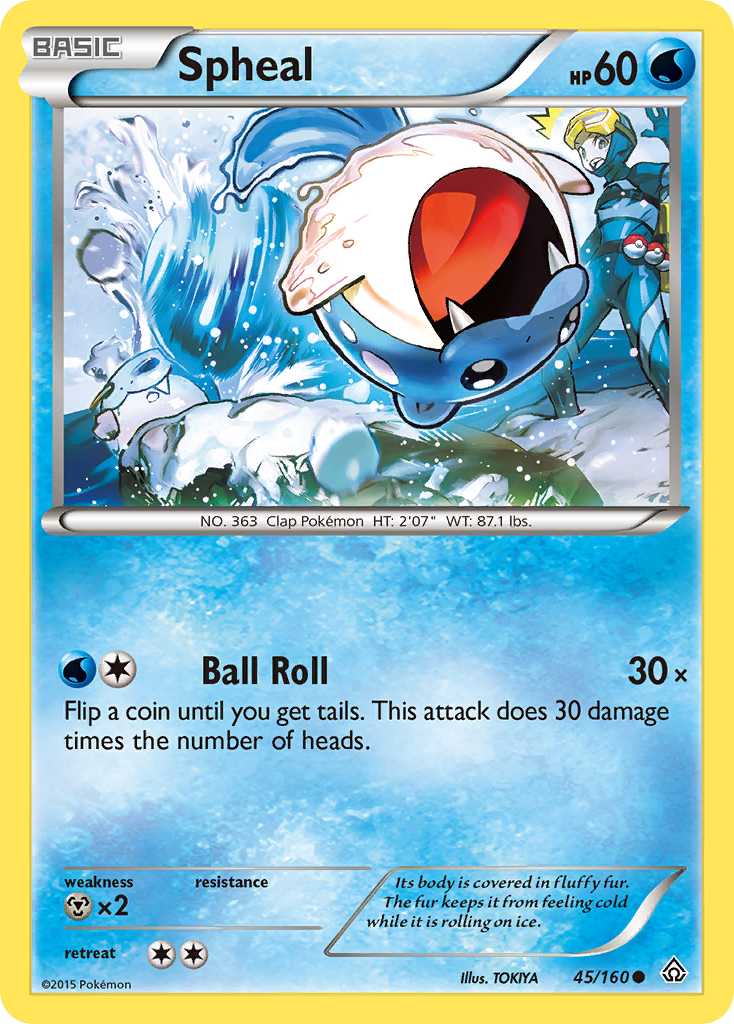 Spheal (45/160) [XY: Primal Clash] | Deep Dive Games St. Marys