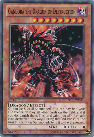 Gandora the Dragon of Destruction [SP13-EN041] Starfoil Rare | Deep Dive Games St. Marys