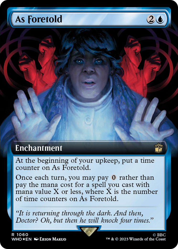 As Foretold (Extended Art) (Surge Foil) [Doctor Who] | Deep Dive Games St. Marys