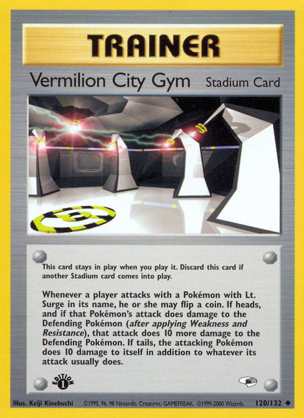 Vermilion City Gym (120/132) [Gym Heroes 1st Edition] | Deep Dive Games St. Marys