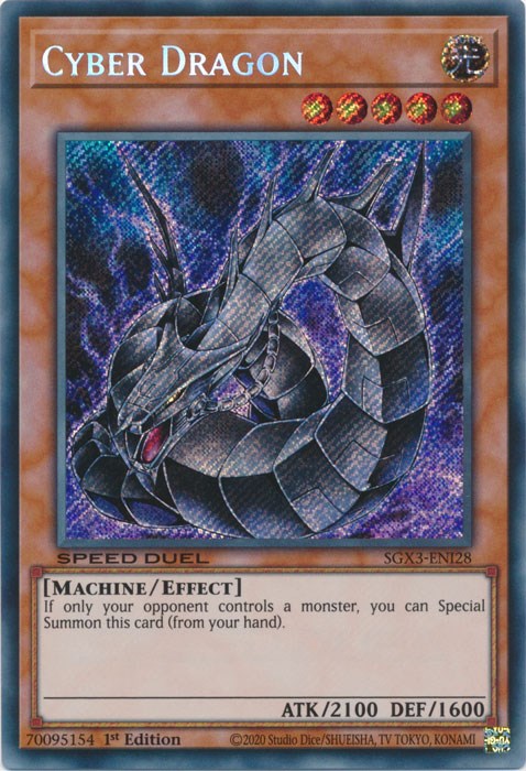 Cyber Dragon [SGX3-ENI28] Secret Rare | Deep Dive Games St. Marys