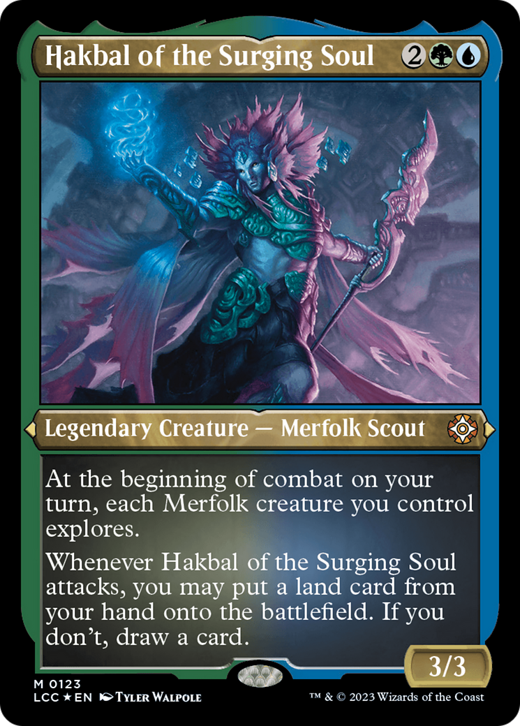 Hakbal of the Surging Soul (Display Commander) [The Lost Caverns of Ixalan Commander] | Deep Dive Games St. Marys