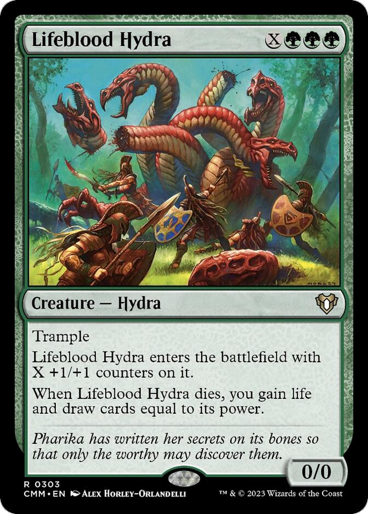 Lifeblood Hydra [Commander Masters] | Deep Dive Games St. Marys