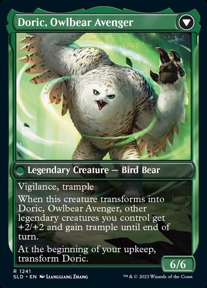 Doric, Nature's Warden // Doric, Owlbear Avenger [Secret Lair Drop Series] | Deep Dive Games St. Marys