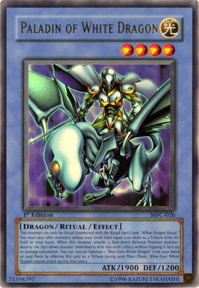 Paladin of White Dragon [MFC-026] Ultra Rare | Deep Dive Games St. Marys