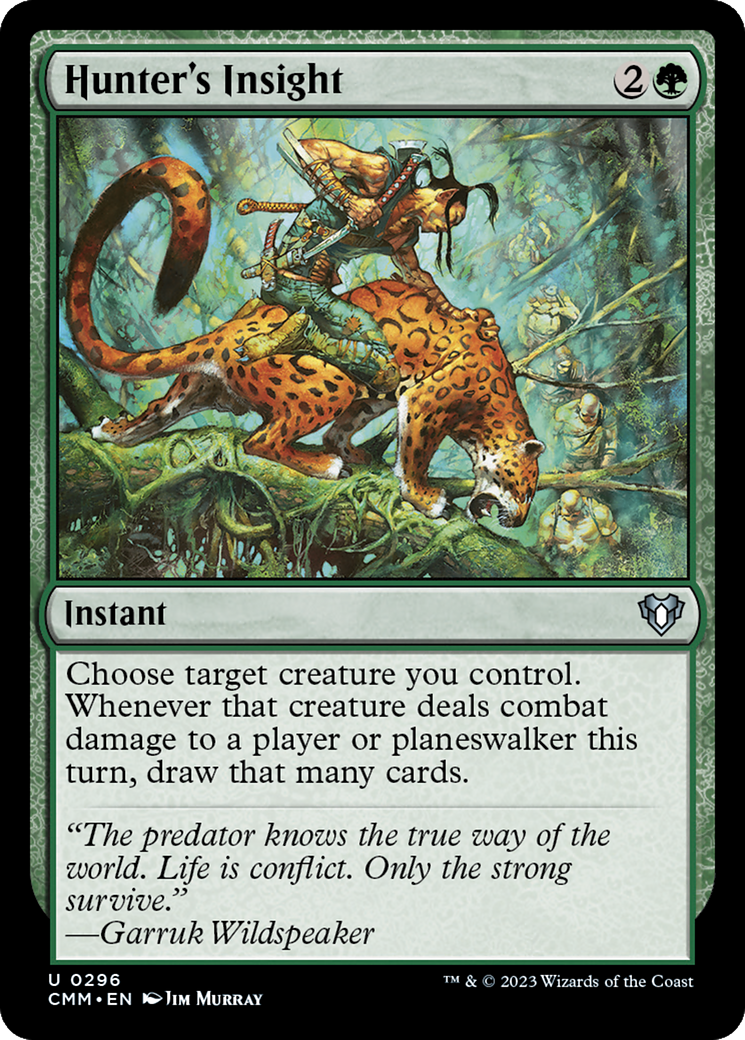 Hunter's Insight [Commander Masters] | Deep Dive Games St. Marys