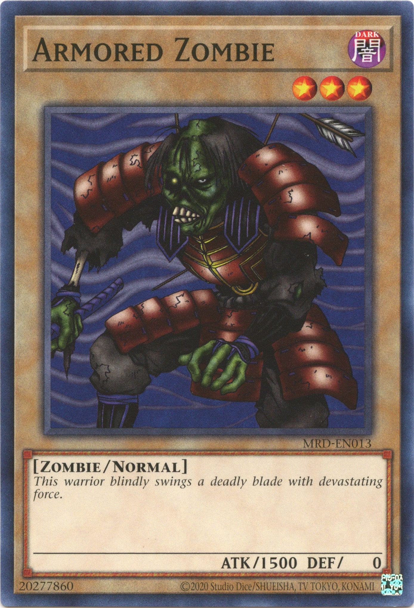 Armored Zombie (25th Anniversary) [MRD-EN013] Common | Deep Dive Games St. Marys