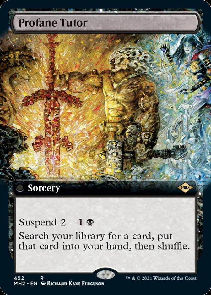Profane Tutor (Extended Art) [Modern Horizons 2] | Deep Dive Games St. Marys