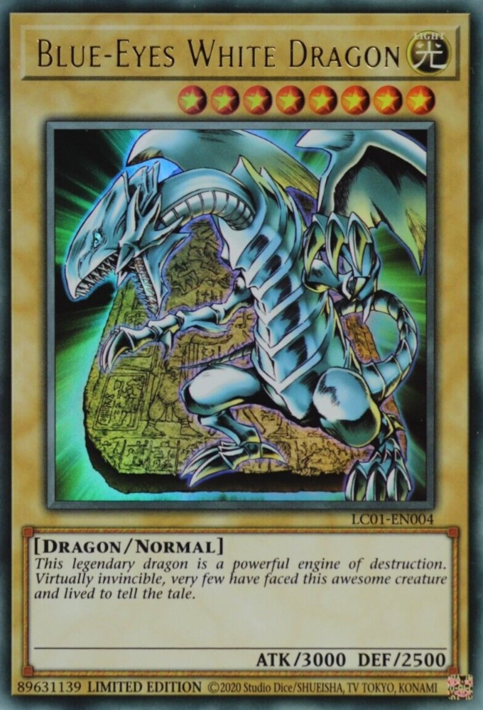 Blue-Eyes White Dragon (25th Anniversary) [LC01-EN004] Ultra Rare | Deep Dive Games St. Marys