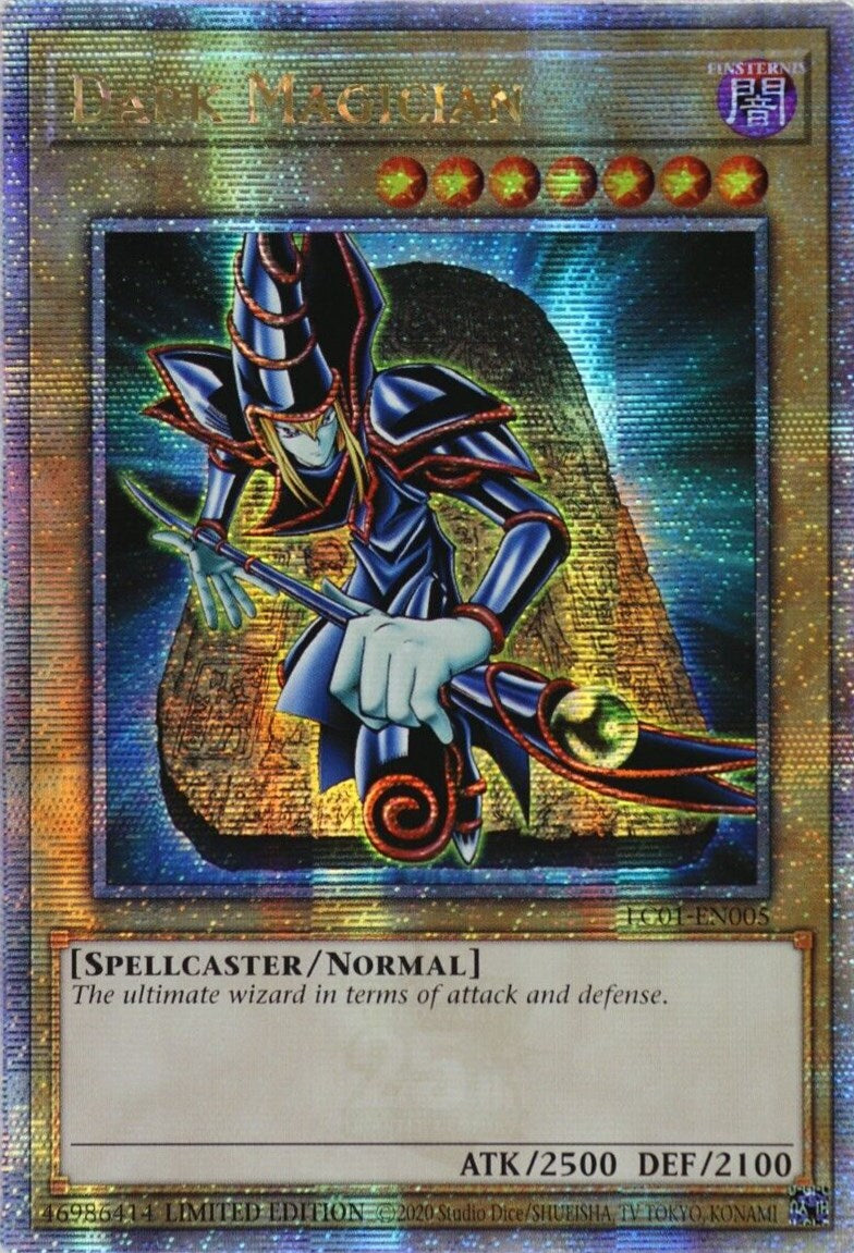 Dark Magician (25th Anniversary) [LC01-EN005] Quarter Century Secret Rare | Deep Dive Games St. Marys