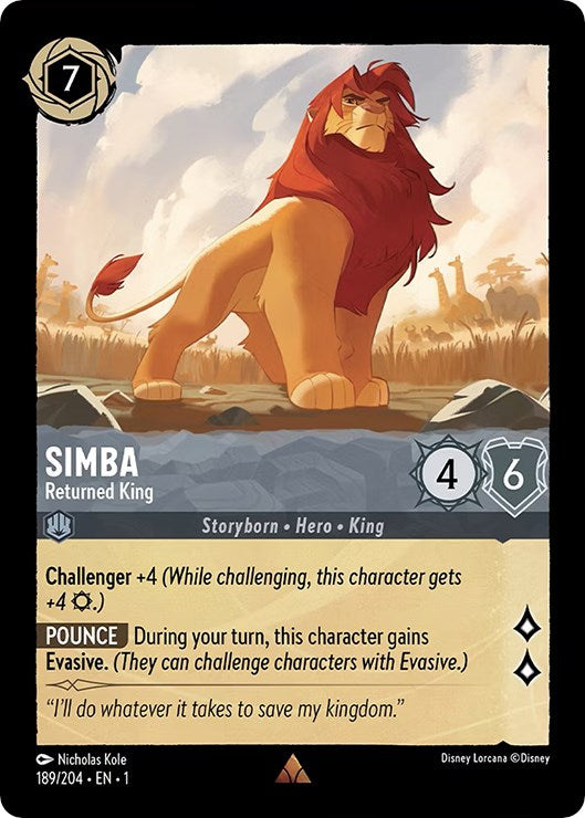 Simba - Returned King (189/204) [The First Chapter] | Deep Dive Games St. Marys