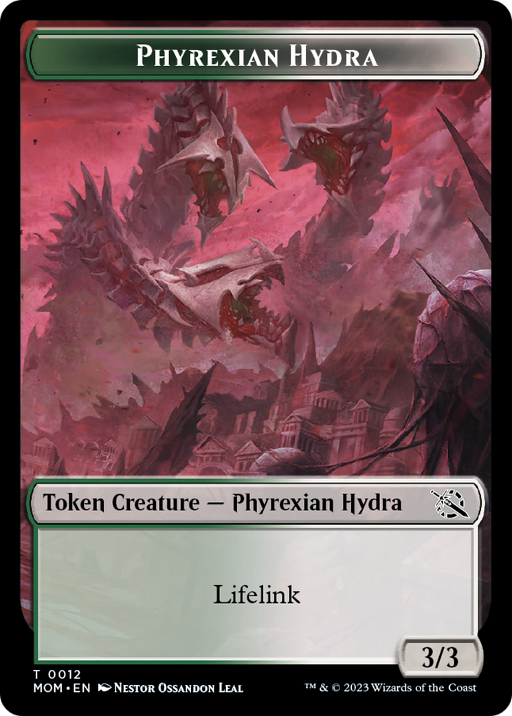 Phyrexian Hydra Token (12) [March of the Machine Tokens] | Deep Dive Games St. Marys