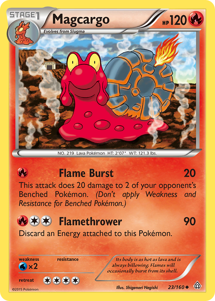 Magcargo (23/160) [XY: Primal Clash] | Deep Dive Games St. Marys