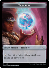 Treasure (20) // Spirit (14) Double-Sided Token [March of the Machine Tokens] | Deep Dive Games St. Marys