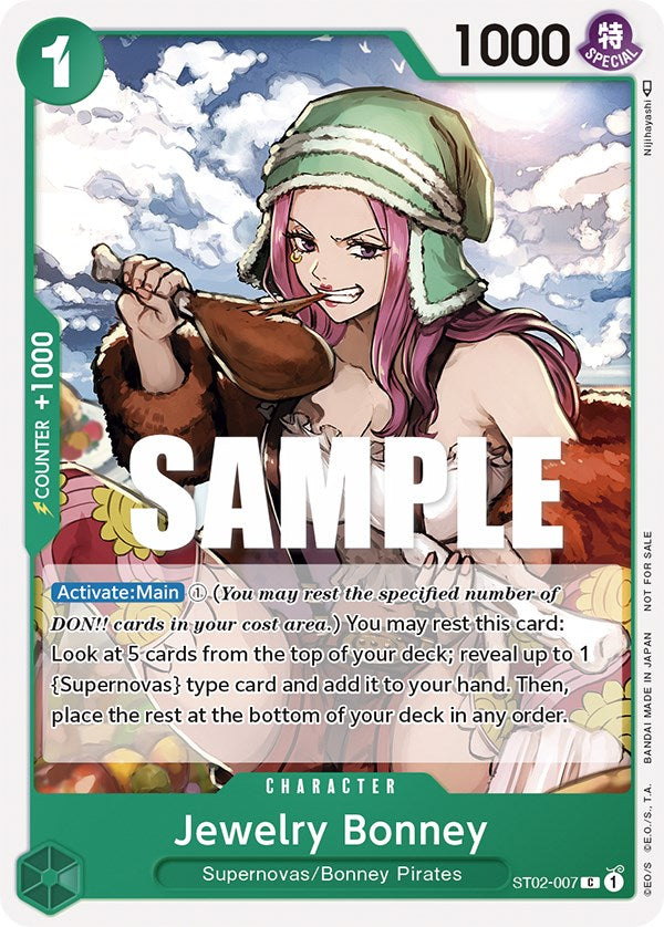 Jewelry Bonney (Tournament Pack Vol. 3) [Participant] [One Piece Promotion Cards] | Deep Dive Games St. Marys