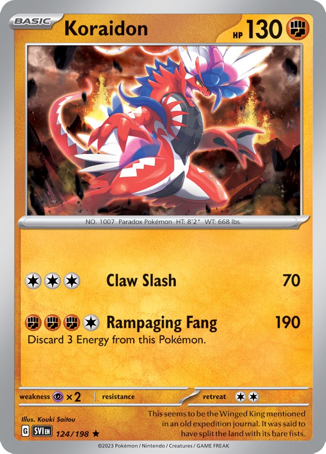 Koraidon (124/198) (Theme Deck Exclusive) [Scarlet & Violet: Black Star Promos] | Deep Dive Games St. Marys