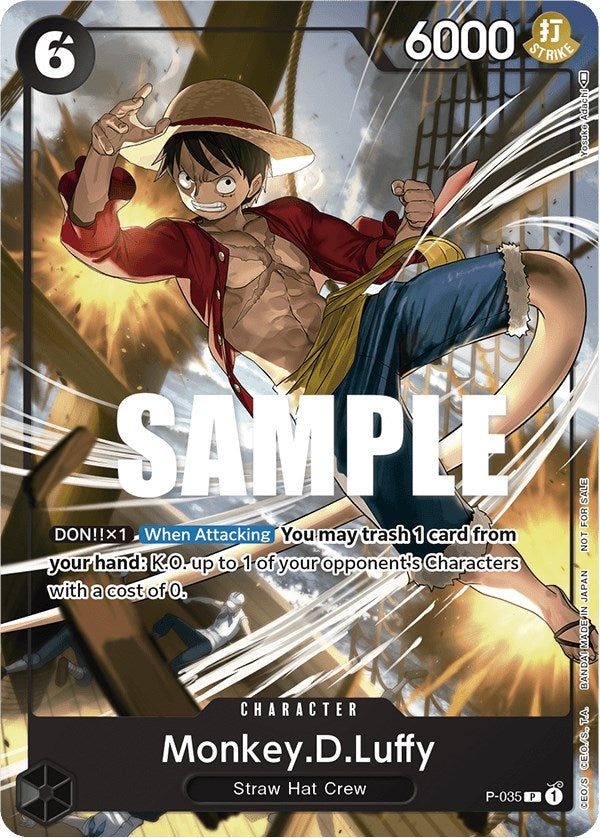 Monkey.D.Luffy (Pirates Party Vol. 3) [One Piece Promotion Cards] | Deep Dive Games St. Marys