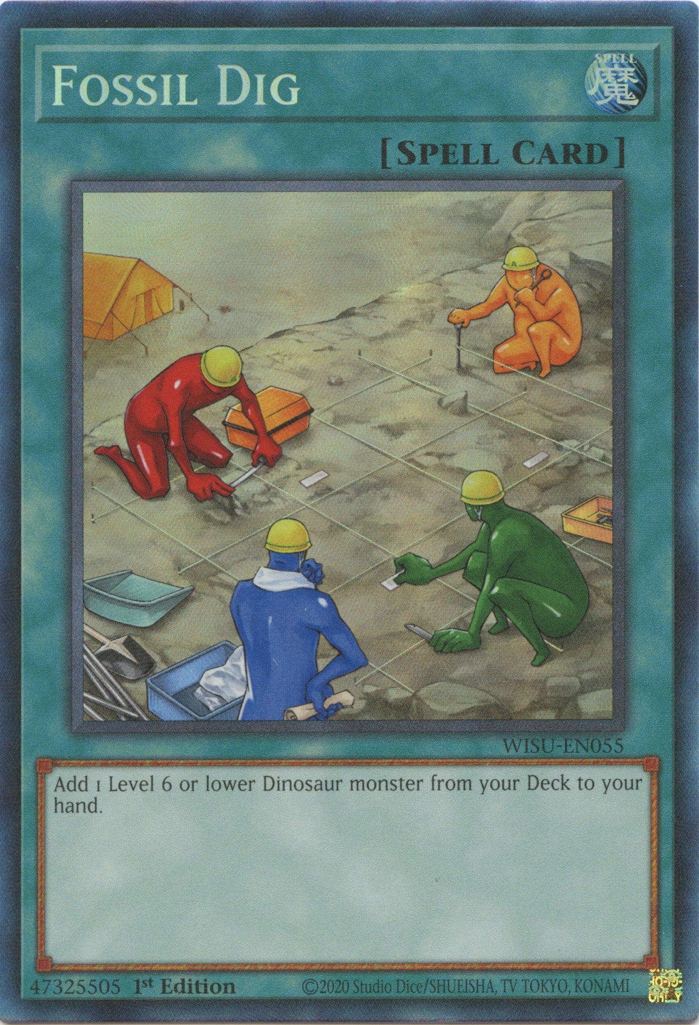 Fossil Dig [WISU-EN055] Collector's Rare | Deep Dive Games St. Marys