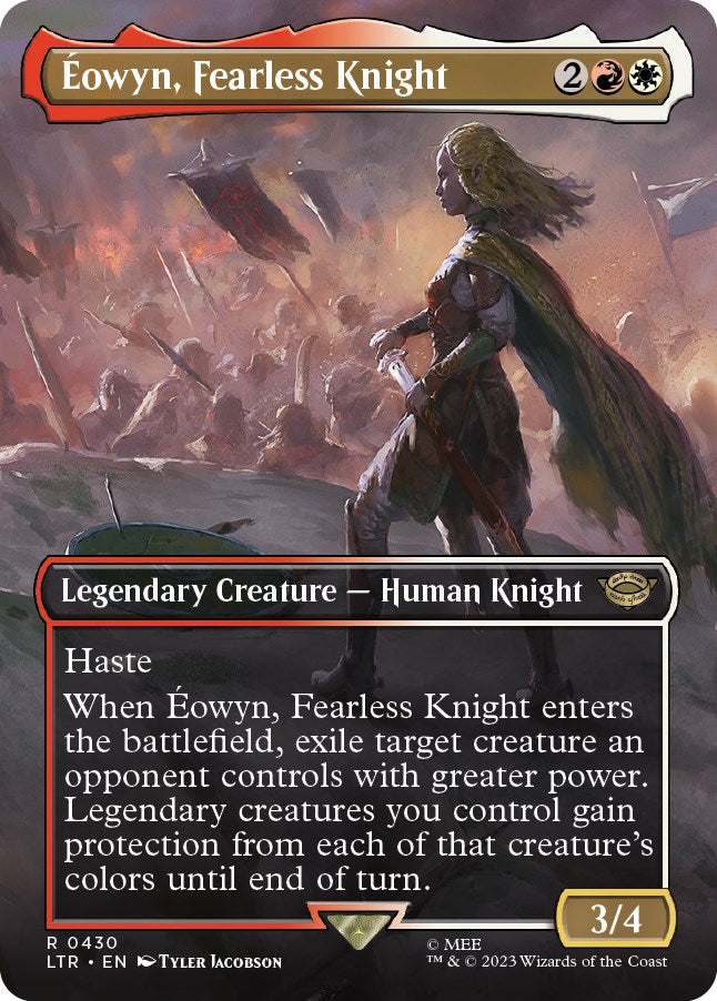 Eowyn, Fearless Knight (Borderless Alternate Art) [The Lord of the Rings: Tales of Middle-Earth] | Deep Dive Games St. Marys