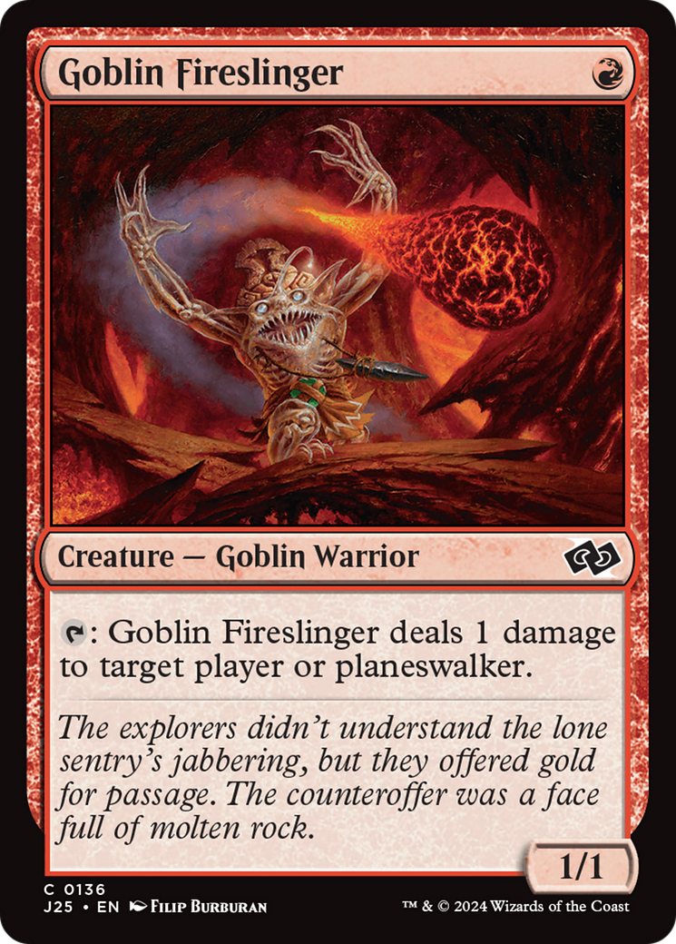 Goblin Fireslinger [Foundations Jumpstart] | Deep Dive Games St. Marys