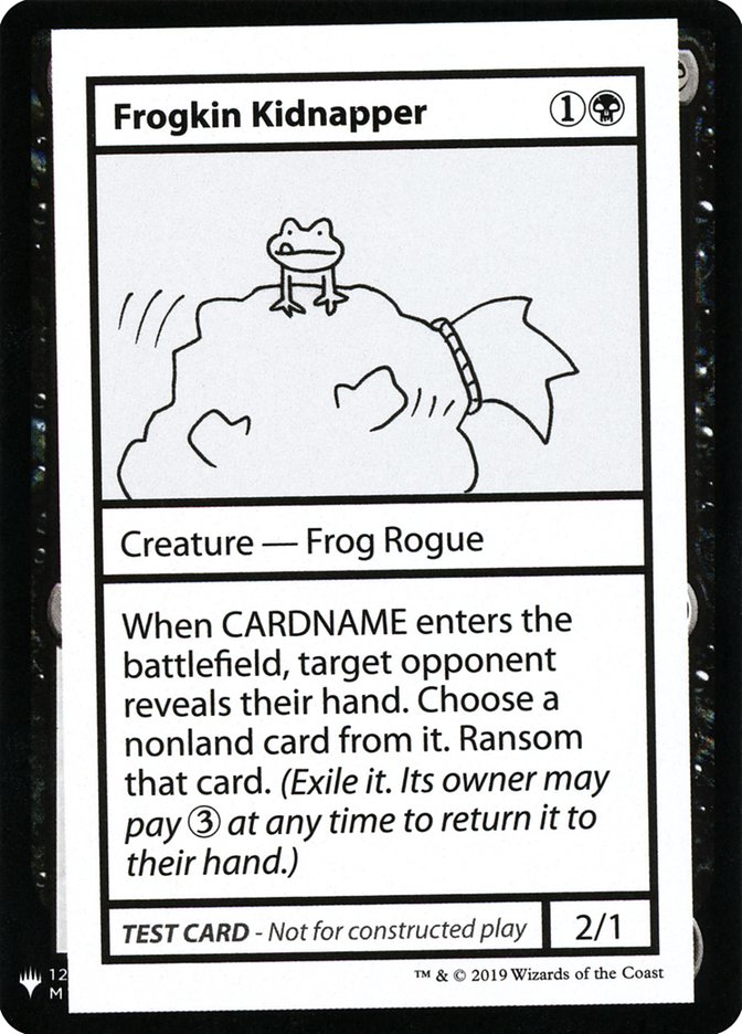 Frogkin Kidnapper [Mystery Booster Playtest Cards] | Deep Dive Games St. Marys