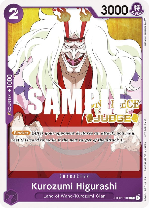 Kurozumi Higurashi (Judge) [One Piece Promotion Cards] | Deep Dive Games St. Marys