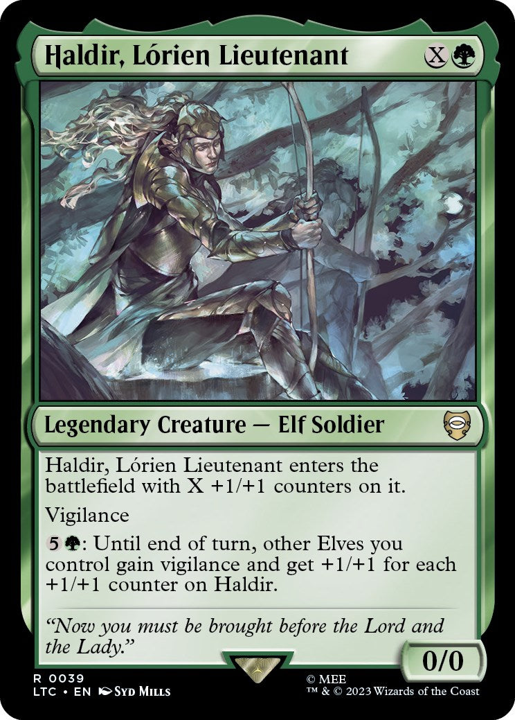Haldir, Lorien Lieutenant [The Lord of the Rings: Tales of Middle-Earth Commander] | Deep Dive Games St. Marys