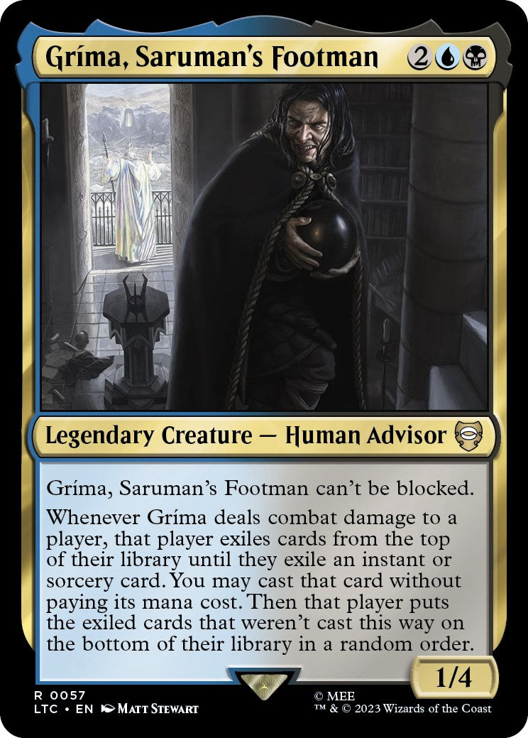 Grima, Saruman's Footman [The Lord of the Rings: Tales of Middle-Earth Commander] | Deep Dive Games St. Marys